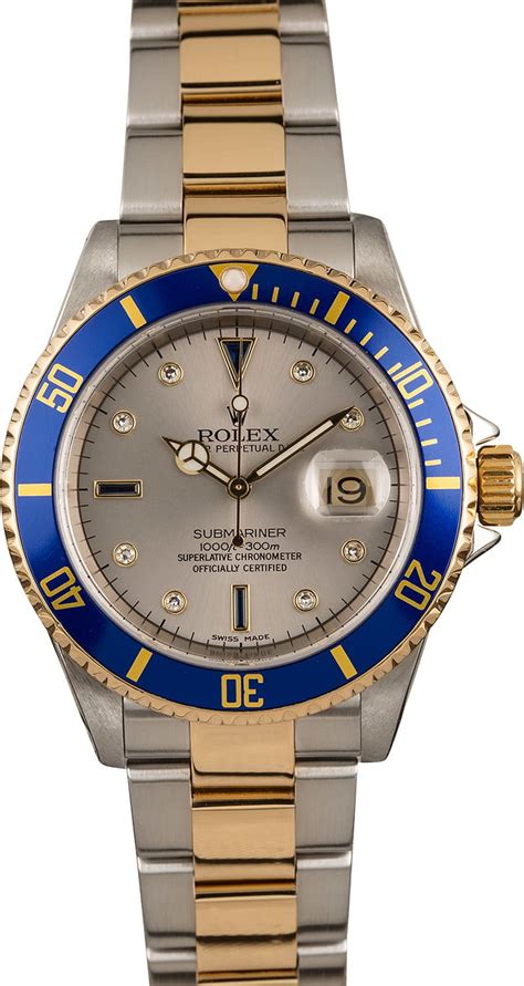 rolex submariner 16613 used|Rolex 16613 price guide.